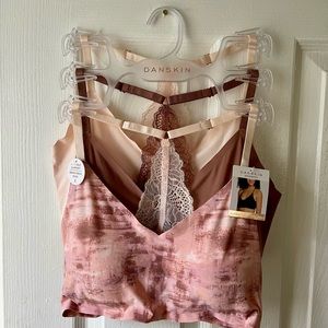 Danskin Intimates Bralette Set of 3 - NWT